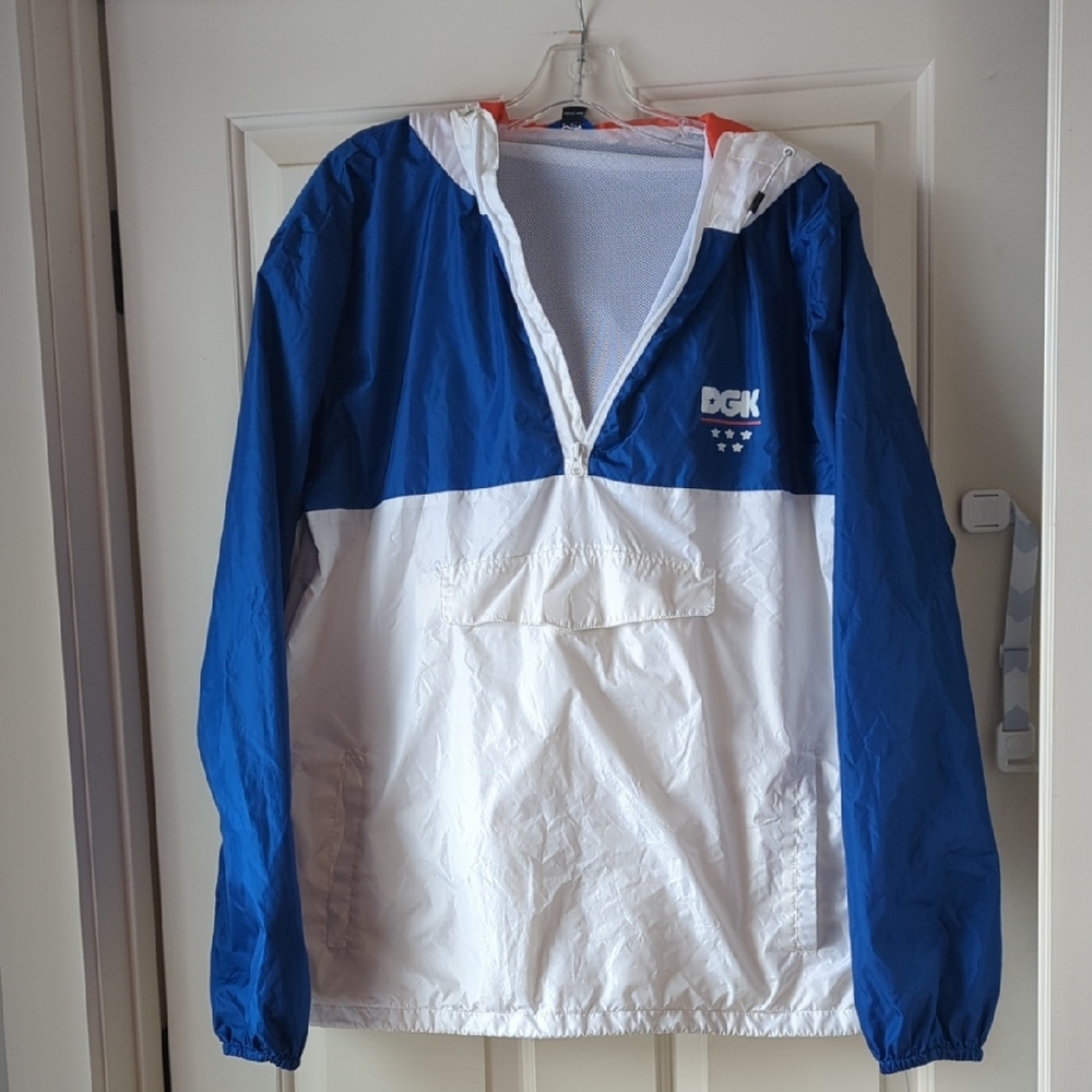 DGK Two-Tone Blue and White Jacket